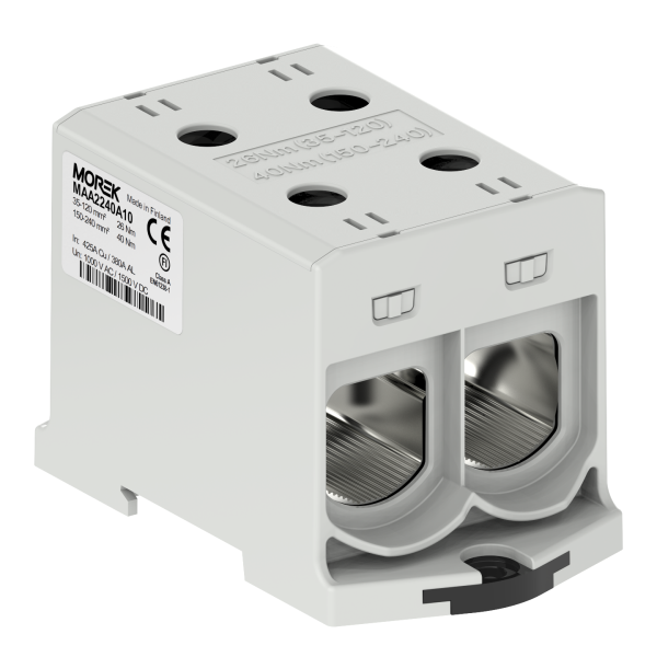 THROUGH RAIL 2X AL/CU 35.0-240.0MM² MAA2240A10