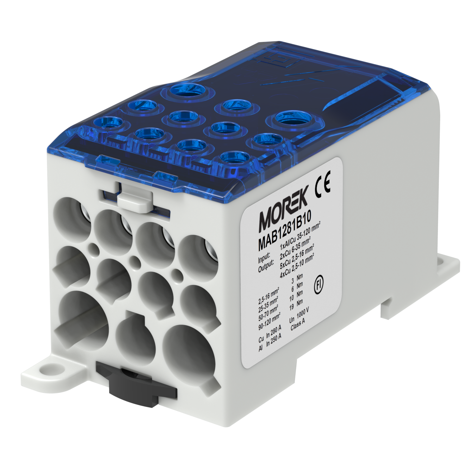 OJL280A BLUE IN 1XAL/CU120 OUT 2X35/5X16 MAB1281B10